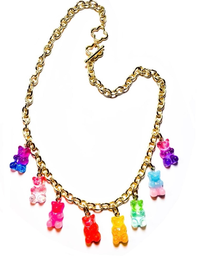 Gummy Bear Necklace- GOLD COLLECTION