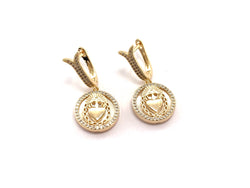 Sacred Medallion Earrings - GOLD COLLECTION