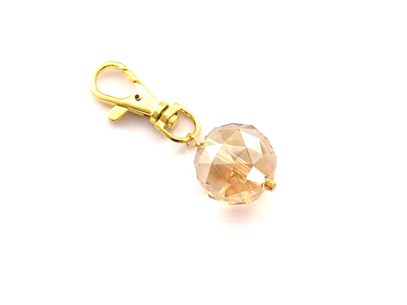 Gold Crystal Keychain