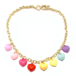 Heart Charm Necklace- GOLD COLLECTION