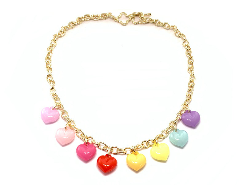 Heart Charm Necklace- GOLD COLLECTION
