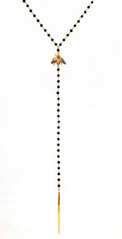 Bugga Long Spike Necklace - MUSE COLLECTION - HotRocksJewels