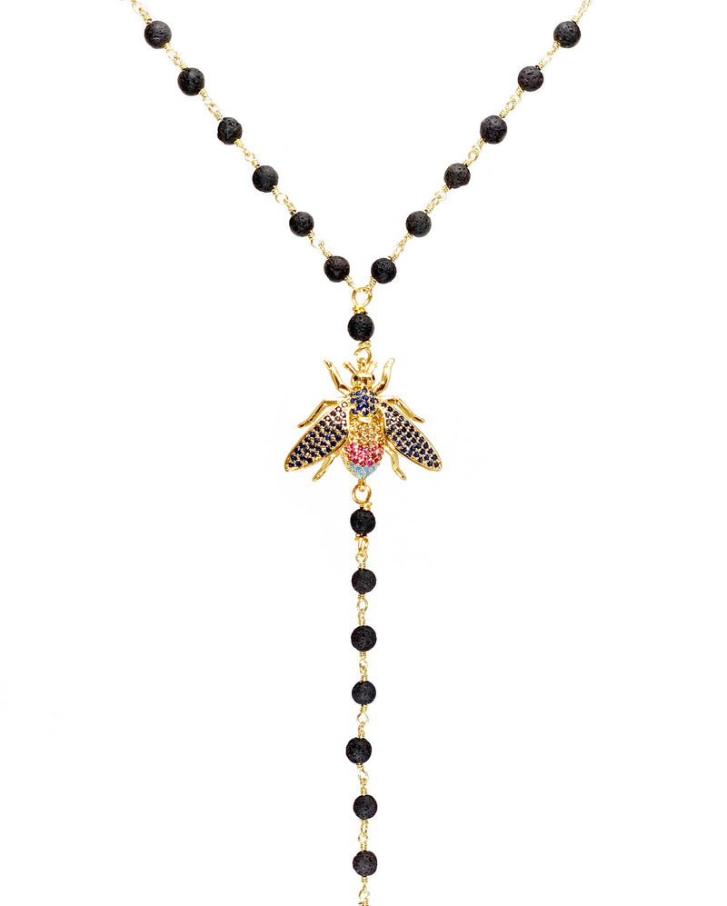 Bugga Long Spike Necklace - MUSE COLLECTION - HotRocksJewels