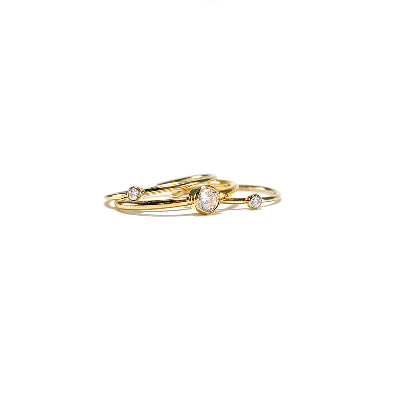 Promise Ring-    GOLD COLLECTION - HotRocksJewels