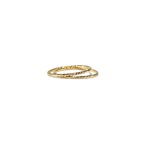 Hammered Ring-     GOLD COLLECTION - HotRocksJewels