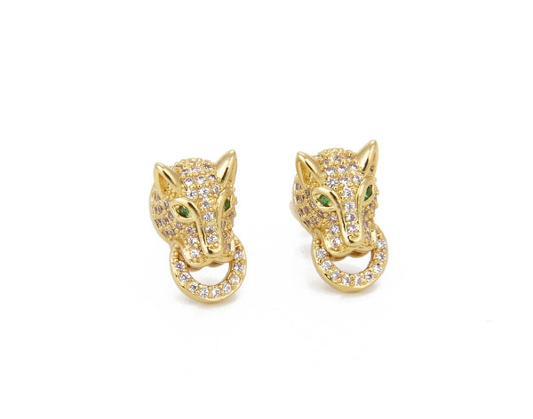 Panther Gold Earrings