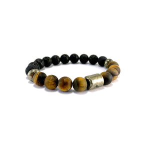 Men's Pathfinder Bracelet- TIGER EYE - HotRocksJewels