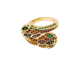 Rainbow Serpent Ring - GOLD COLLECTION