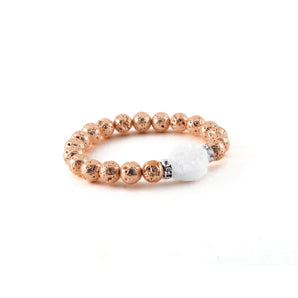 Druzy Bracelet - LUXE LAVA COLLECTION - HotRocksJewels