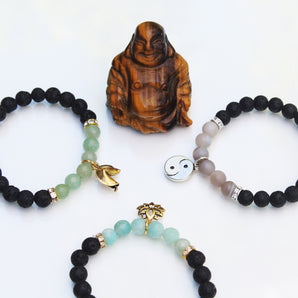 "I AM BALANCED" Bracelet - MANTRA COLLECTION - HotRocksJewels